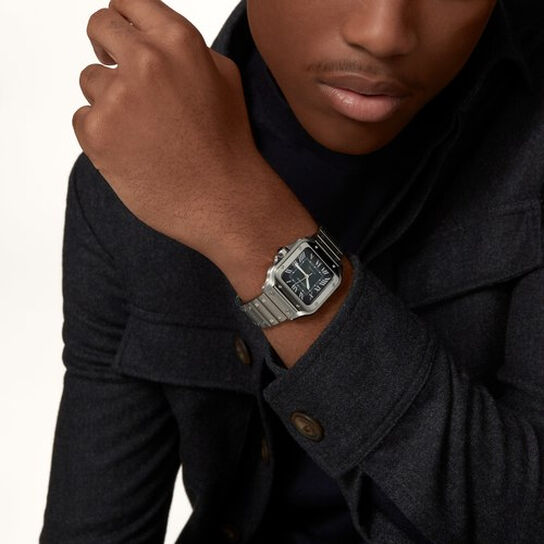 Santos de Cartier Medium Automatic 35 mm Stainless Steel image number 1